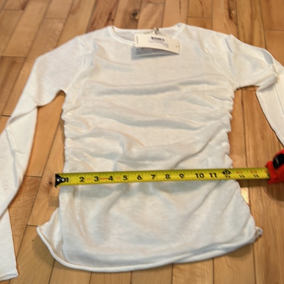 BNWT Zulu & Zephyr Sheer Gathered Knit Top - Picture 8 of 8